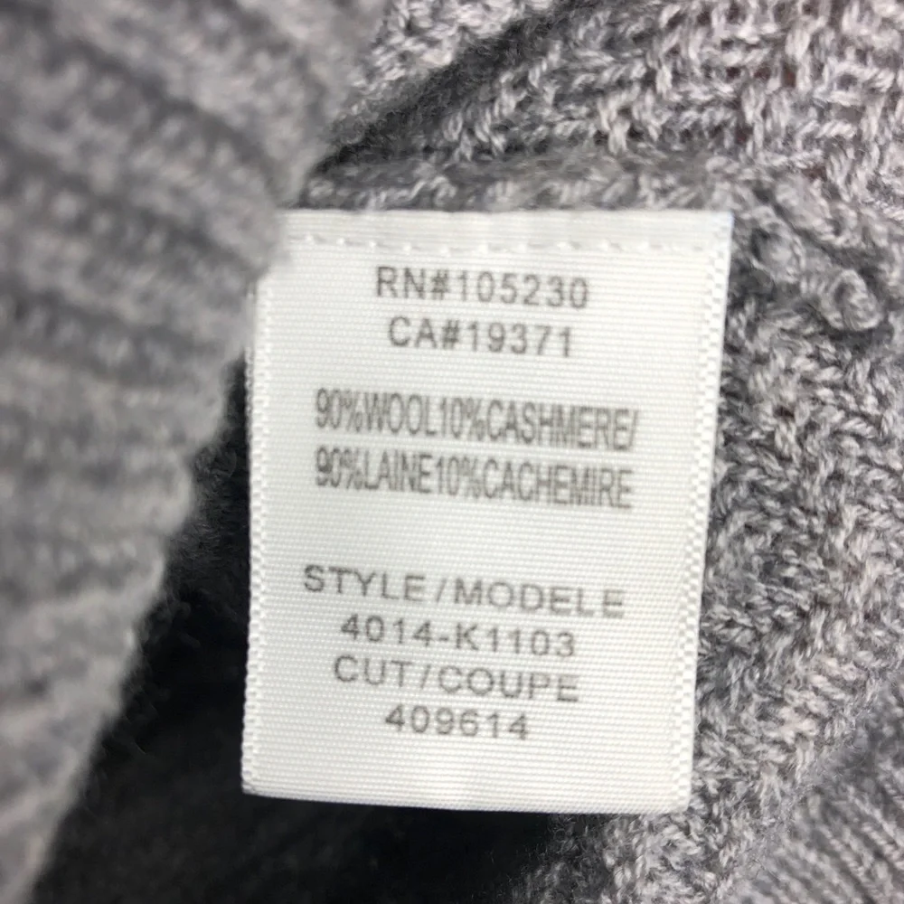 Joie Wool and Cashmere Blend Chesney Sweater in Gray
